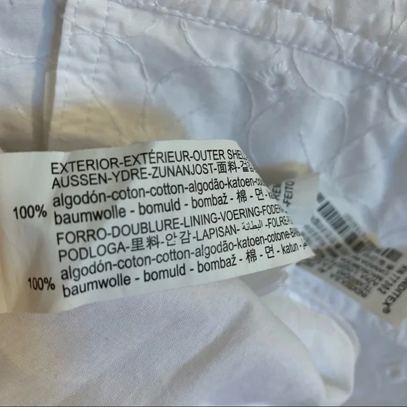 NWT Zara Eyelet Cutwork Embroidery Romper in White, Size M - Picture 14 of 14